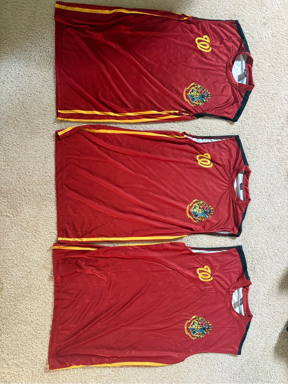 Washington Nationals Harry Potter Day T-shirts set of 3 shirts!!!
